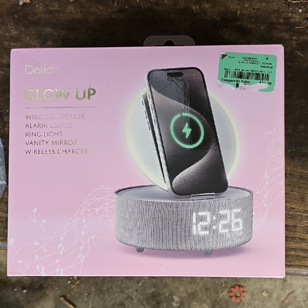 Elila Glow Up Wireless Charger - Silver
